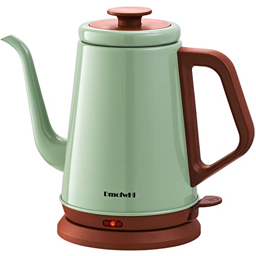 1.0L Electric Gooseneck Kettle, Stainless Steel Pour Over Coffee & Tea Pot