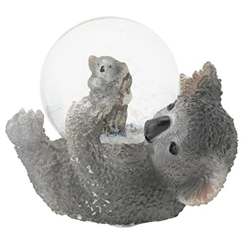 Koala and Joey Baby Water Snow Globe Miniature 45mm Polyresin Figurine