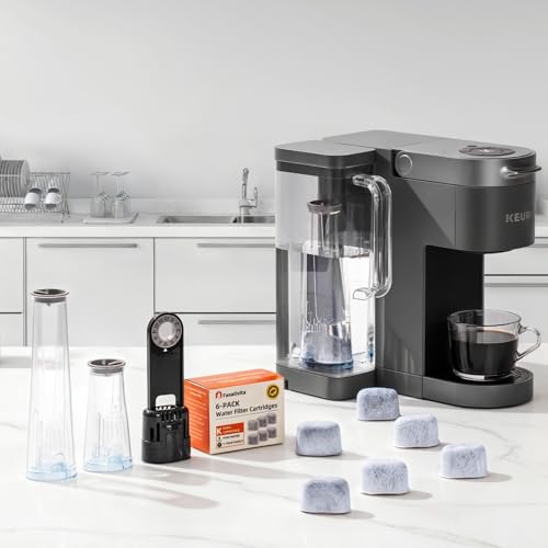 Coffee Maker Water Filter Replacement Cartridges - 6 Pack Activated Charcoal
