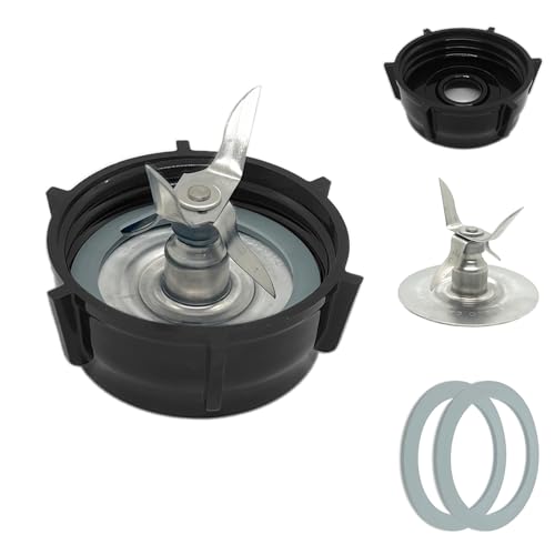 Blender Replacement Parts Kit: 4-Point Blade, Jar Base, and 2 Sealing Gaskets