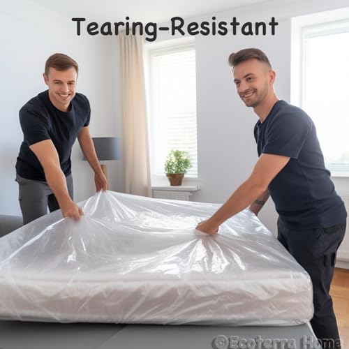 Twin Mattress Bag for Moving & Storage, Waterproof Plastic Cover (1 Pack)