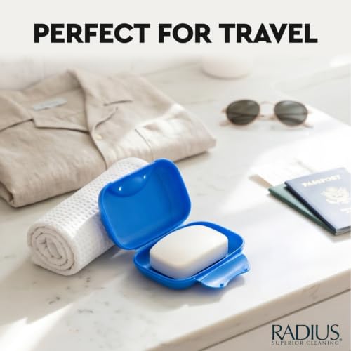 Leakproof Soap Travel Case - BPA-Free Recycled Plastic, Portable for Home, Gym, Camping