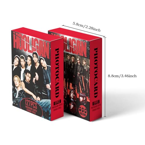 127-Piece Photocard and Sticker Collection Set with 55 Lomo Cards