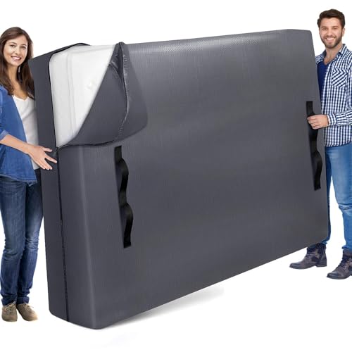 Heavy-Duty Mattress Moving Bag with Zipper & Handles - Queen Size