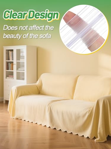 Silicone Sofa Slipcover Tuck Grips - Anti-Slip Couch Cover Anchors (6 Pack)