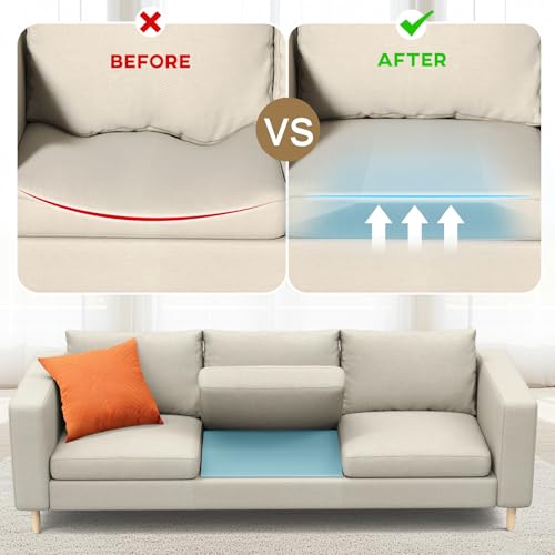 Sagging Couch Cushion Support Pad - 20" x 20" x 2" High-Density Firm Foam Insert
