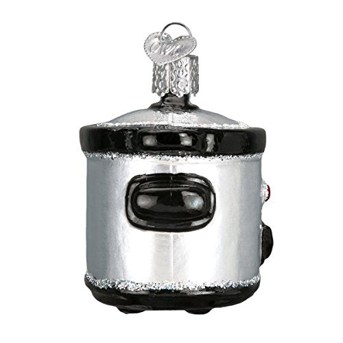 Old World Christmas Glass Slow Cooker Holiday Ornament Kitchen Decor