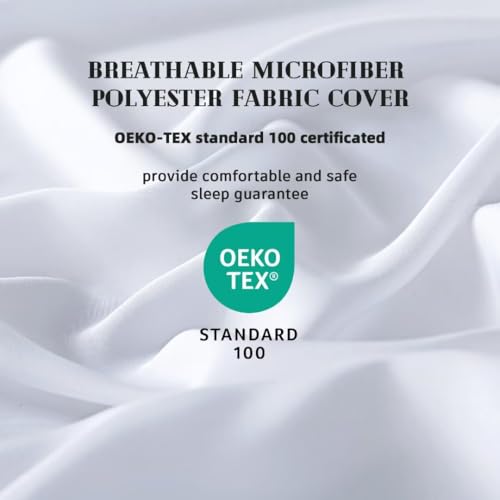 DOWNCOOL Queen Duvet Insert - Lightweight All-Season Down Alternative Comforter
