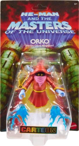 Orko 5.5-Inch Action Figure - Cartoon Collection Wizard with Magic Effects