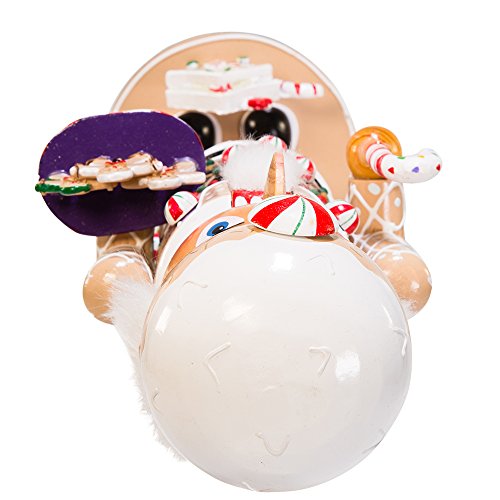 16-Inch Wooden Gingerbread Christmas Nutcracker Tabletop Holiday Decor