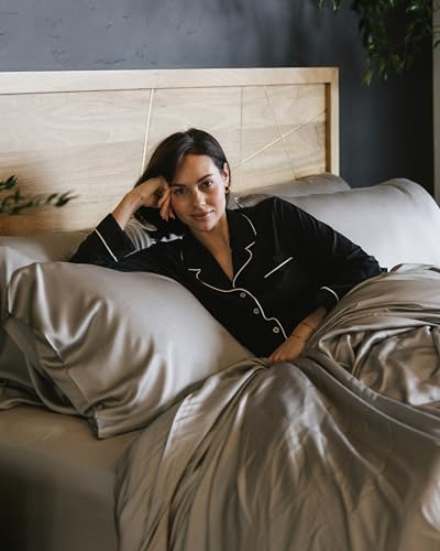 Luxury King Duvet Cover - 100% Bamboo Viscose, Cooling & Soft