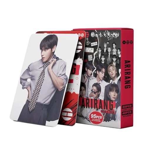 95 Pcs Music Album Lomo Photo Cards and Decorative Stickers Set
