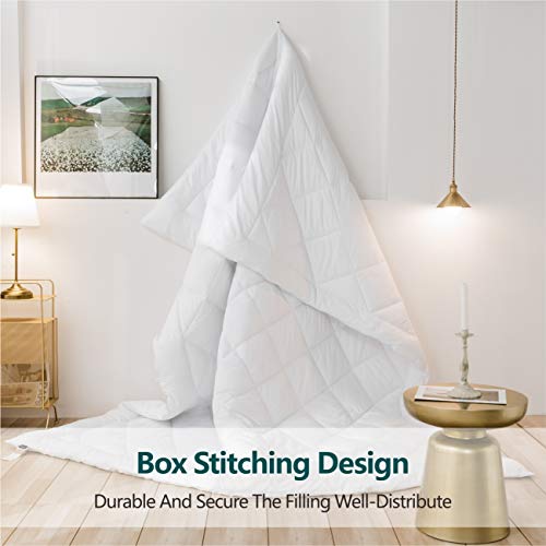 King Size Down Alternative Comforter & Duvet Insert with Corner Tabs