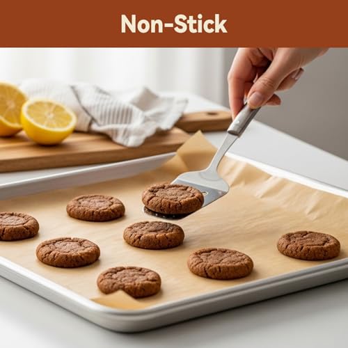 Precut Unbleached Parchment Paper Sheets 12x16 Inch for Baking - 200 Count