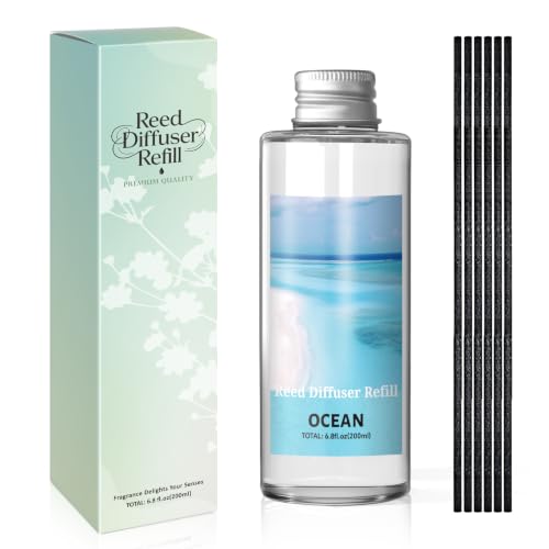 Ocean Reed Diffuser Oil Refill, 6.76 Fl Oz Long-Lasting Home Fragrance