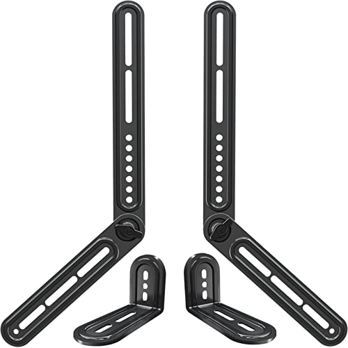 Universal Soundbar Mount Bracket for Above or Under TV - Holds up to 15 lbs