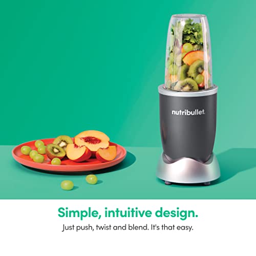 Personal Blender for Smoothies and Shakes, 600W Motor with 24 oz Cup, Dark Gray