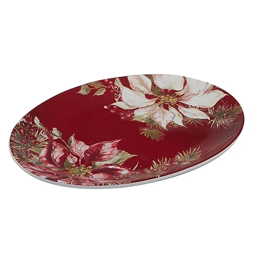 Certified International Winters Joy 16x12 Inch Holiday Serving Platter