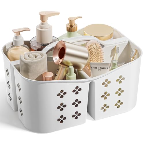 Portable Shower Caddy with Handle Large Capacity Bathroom Storage Tote