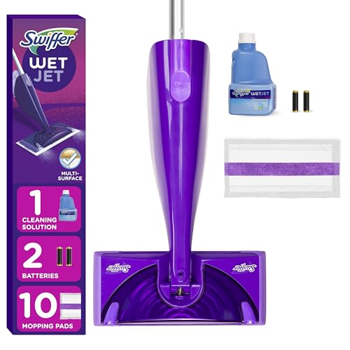 Hardwood and Floor Spray Mop Starter Kit with 10 Refill Pads & Solution