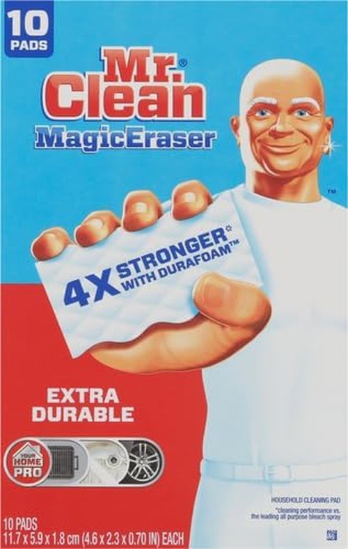 Mr. Clean Magic Eraser - Extra Durable Multi-Purpose Cleaner | 10 Count Pack of 4