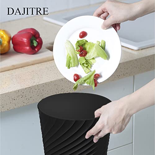 1.8 Gallon Slim Trash Can Wastebasket for Bathroom Office and Bedroom