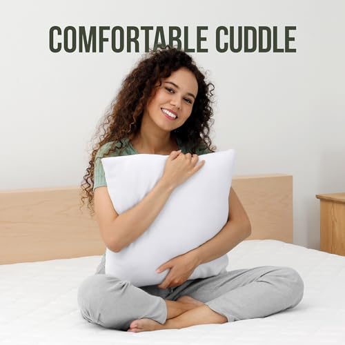 Utopia Bedding 18x18 Throw Pillow Insert - Plush Down Alternative Cushion