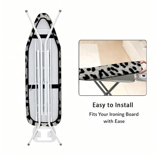 Standard Size Ironing Board Cover 15x54 Inch Heat & Stain Resistant Cotton