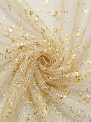 10 FT Gold Glitter Table Runner for Christmas Thanksgiving Holiday Decor