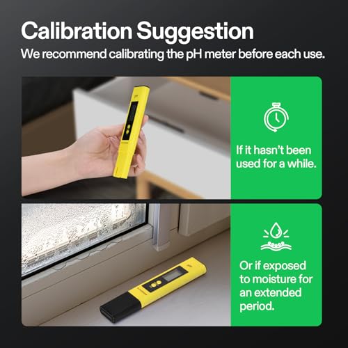 VIVOSUN Digital pH Meter Pen Tester with ATC and Backlit LCD for Hydroponics and Pools