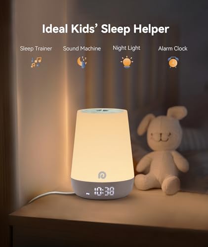 Baby White Noise Sound Machine with Night Light, Sleep Trainer & App Control
