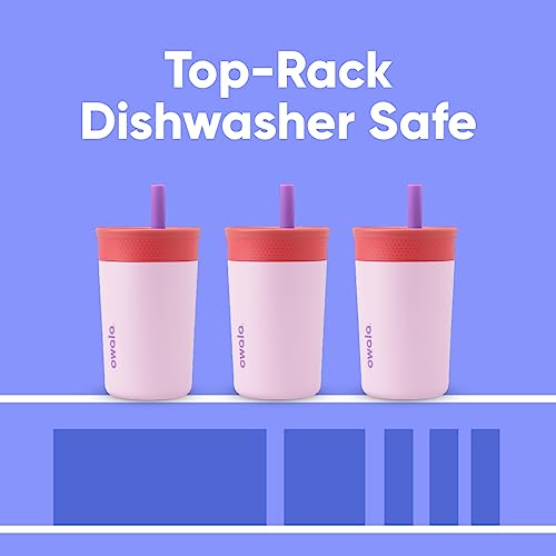 Kids Insulated Stainless Steel Tumbler Water Bottle with Straw - 12 oz