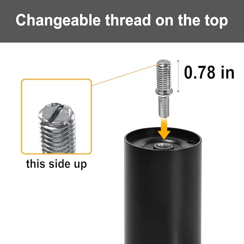 3 Inch Metal Bed Legs Replacement for Adjustable Bed Frames & Bases