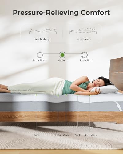 PERLECARE 3-Inch Twin XL Cooling Memory Foam Mattress Topper with Bamboo Cover