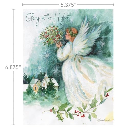 Lang Angel of Christmas Boxed Holiday Cards by Susan Winget - 18 Pack