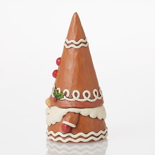 Enesco Jim Shore Heartwood Creek Gingerbread Gnome Figurine, 4.1 Inch, Multicolor