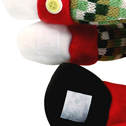Plush Snowman Christmas Tree Topper - Festive Decor & Curtain Tieback
