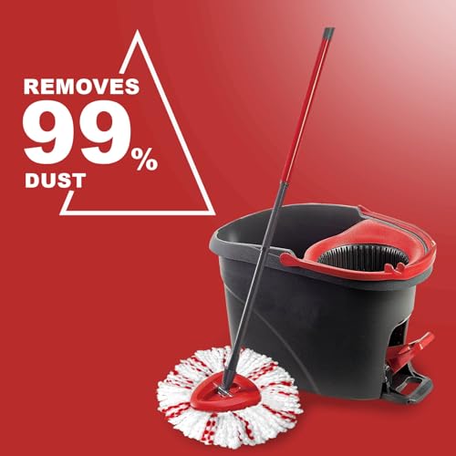 Microfiber Spin Mop Head Replacements - 3 Pack Machine Washable Refills