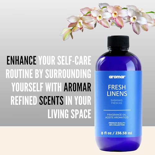 Fresh Linens Fragrance Oil 8oz - Long-Lasting Scent for Diffusers
