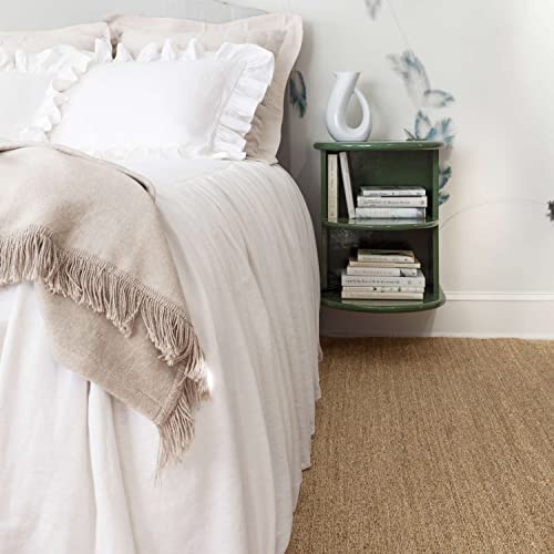 Wilton White Cotton Bedspread - Twin Size, Stylish and Soft