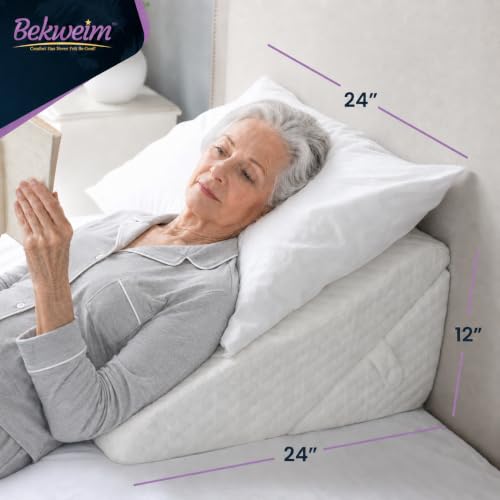 Adjustable Bed Wedge Pillow for Sleep Apnea & Chronic Pain Relief