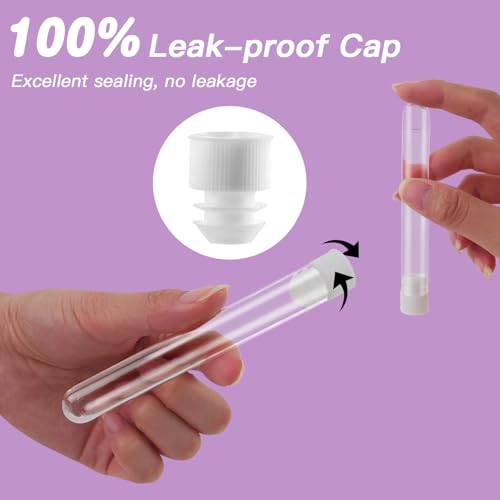 Dapsang Purple Tampon Flask Set - 64 Pcs Discreet Reusable Drink Containers for Events
