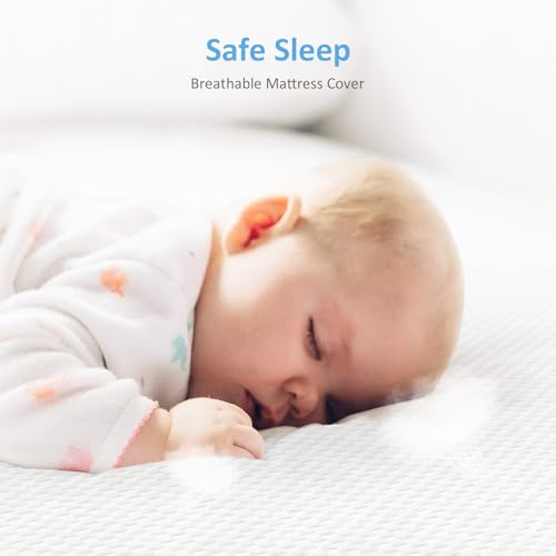 38x24 Dual-Sided Mini Crib Mattress - 4 Inch Breathable Gel Memory Foam