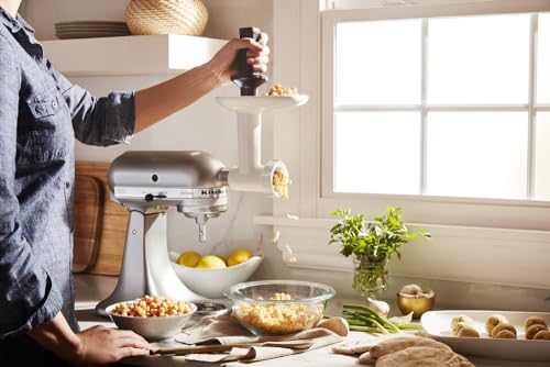 Food Grinder Attachment for Stand Mixers with Fine and Coarse Plates