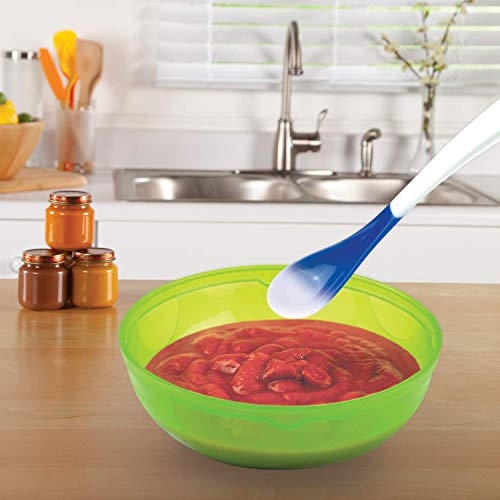 Safety Baby Spoons, White Hot Tip, BPA Free, 4 Pack