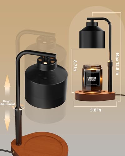 Candle Warmer Lamp with Timer - Adjustable Height & Dimmable