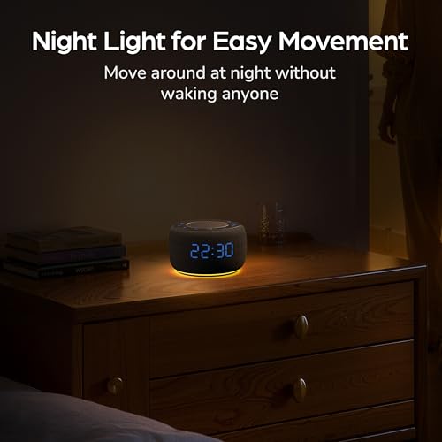 Digital Alarm Clock with Bluetooth Speaker, FM Radio and Night Light