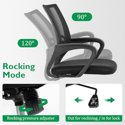 32-Inch Computer Desk and Ergonomic Office Chair Set for Home Office