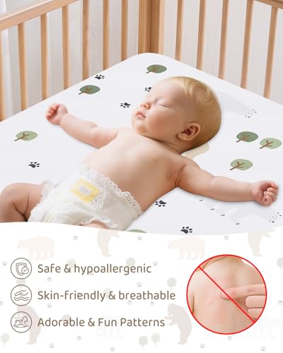 Pack and Play Mattress 38" x 26" - Waterproof & Washable Portable Playard Pad