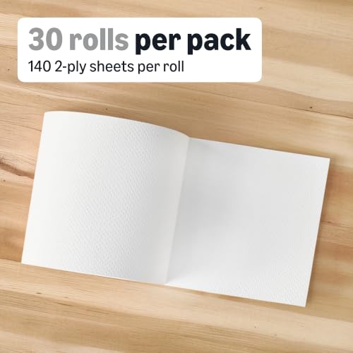2-Ply White Adapt-a-Size Kitchen Paper Towels - 30 Rolls (4200 Sheets)